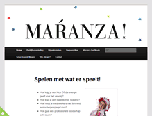Tablet Screenshot of maranza.nl